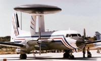 Indian HS 748 AEW on ground