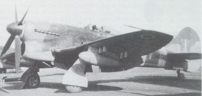Tempest 6 of 6 Sqn with drop tanks