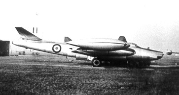 RB-45C in RAF colours at Sculthorpe