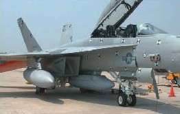 F-18 with SHARP